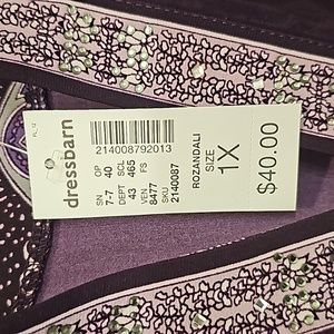 Dressbarn Tunic Top Shirt